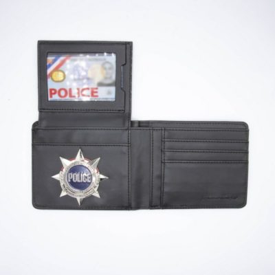 Porte carte police tour de cou avec insigne OPJ 
